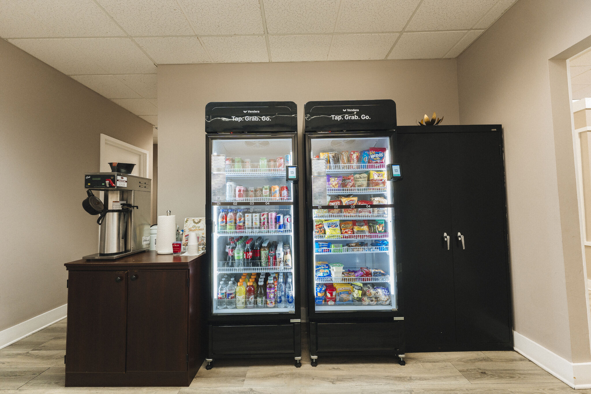 Two Vendera smart coolers